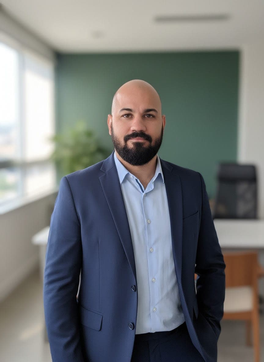 Foto de Lucas Vieira, co-fundador do Acalmar